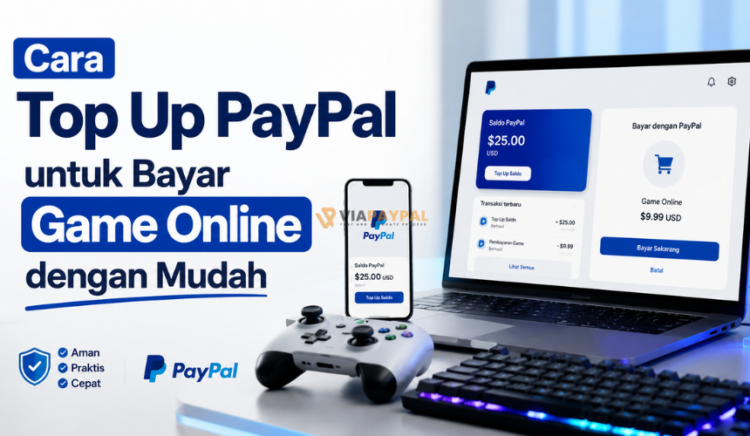 Cara Top Up PayPal untuk Bayar Game Online dengan Mudah