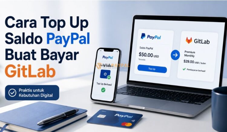 Cara Top Up Saldo PayPal Buat Bayar GitLab