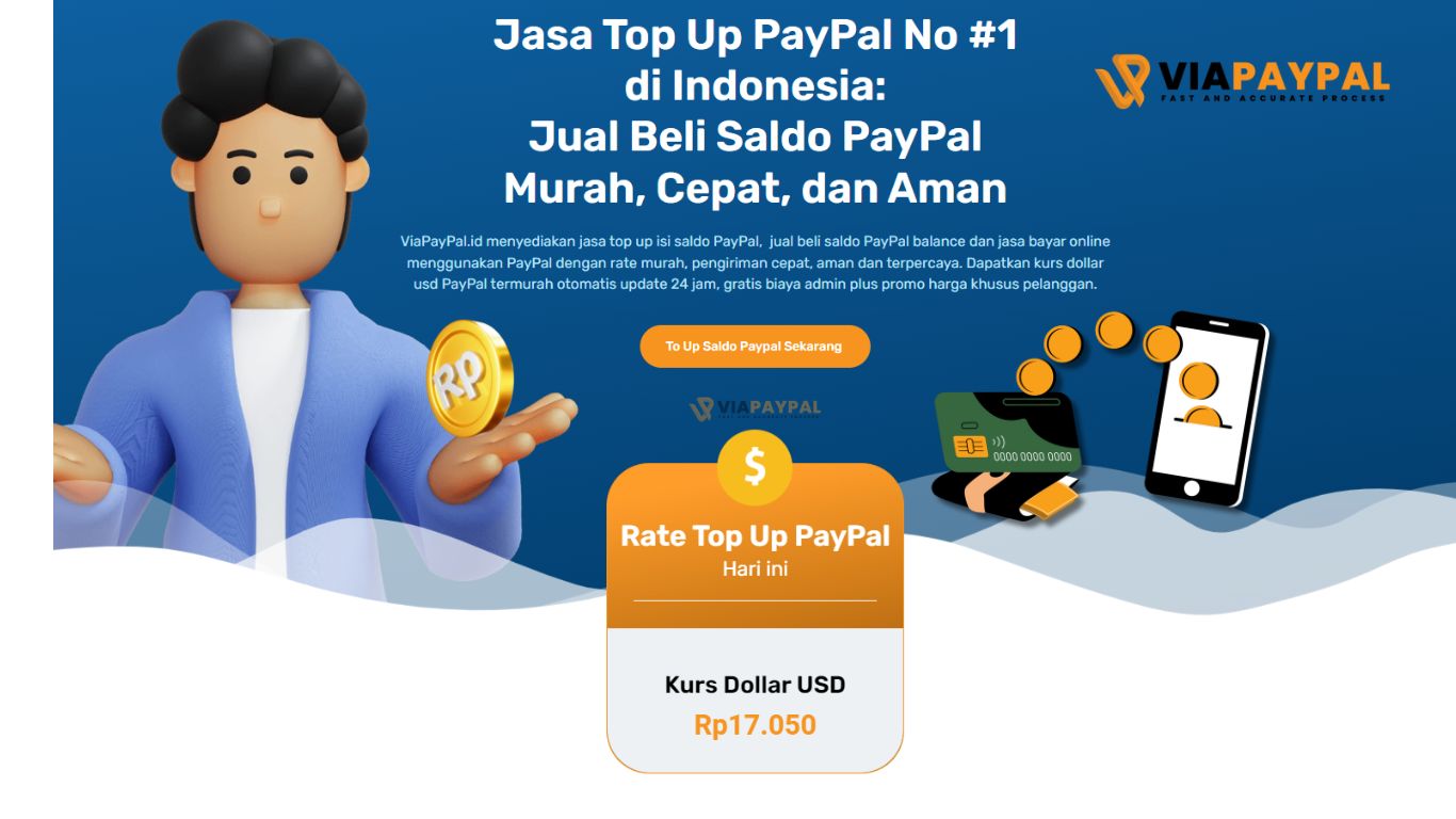 Jasa top up paypal