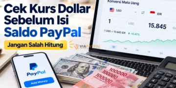 Cek Kurs Dollar Sebelum Isi Saldo PayPal