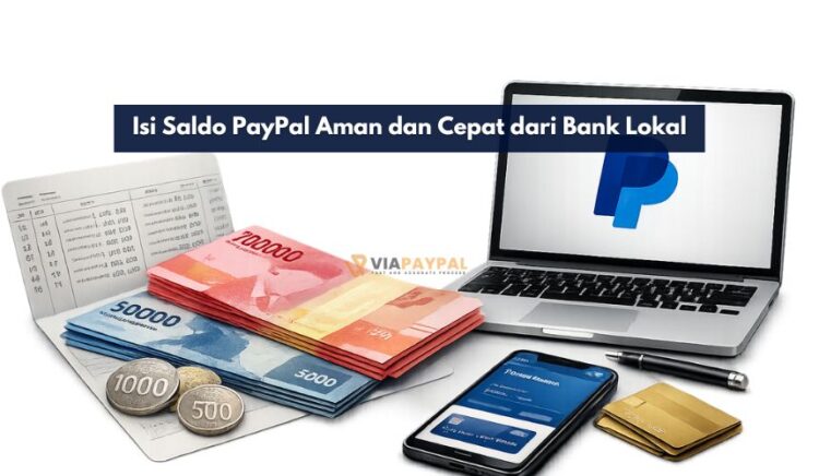 Isi Saldo PayPal Aman dan Cepat dari Bank Lokal