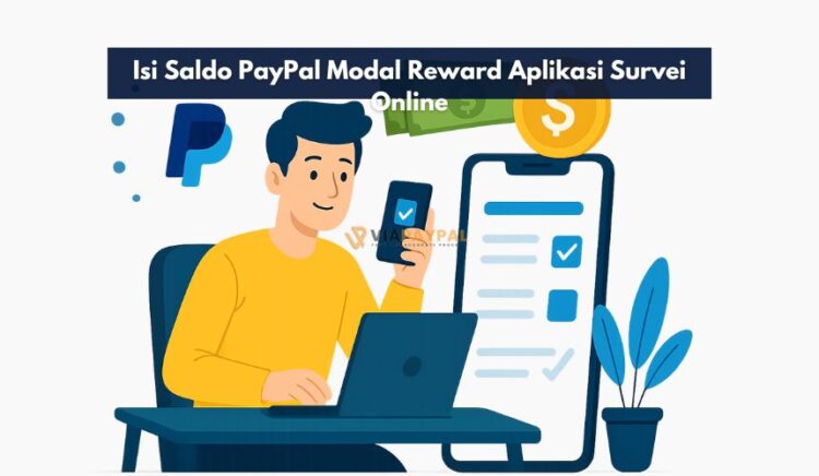 Isi Saldo PayPal Modal Reward Aplikasi Survei Online