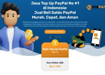 Cara Mengisi Saldo PayPal Dengan Bank Lokal