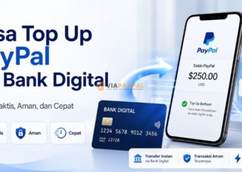 Jasa Top Up PayPal via Bank Digital