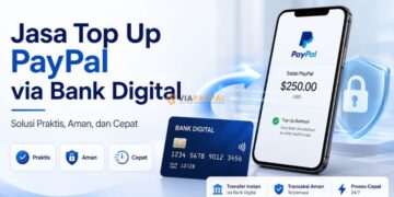 Jasa Top Up PayPal via Bank Digital