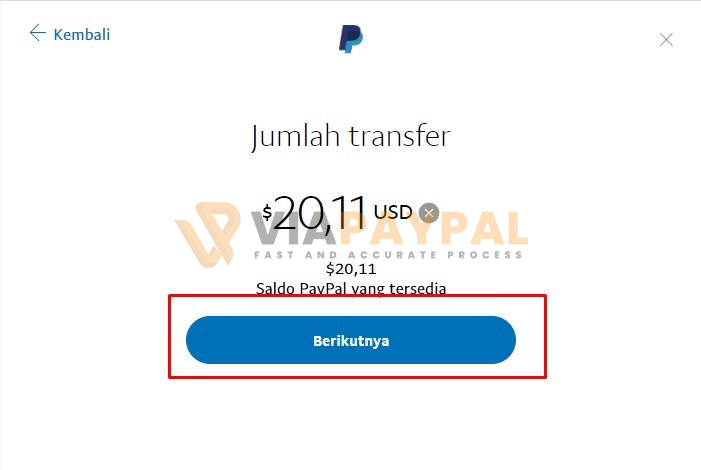 Kode Bank BCA Untuk PayPal