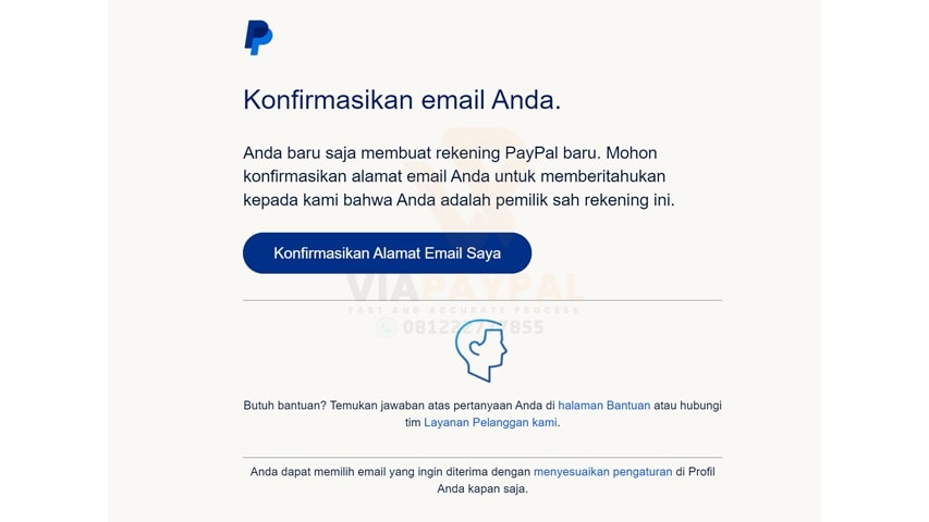 Komfirmasi Alamat Email