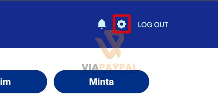 Melihat Nomor Rekening PayPal di Website - Pengaturan