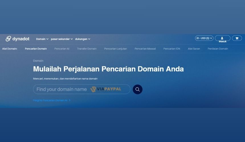 Memilih Domain