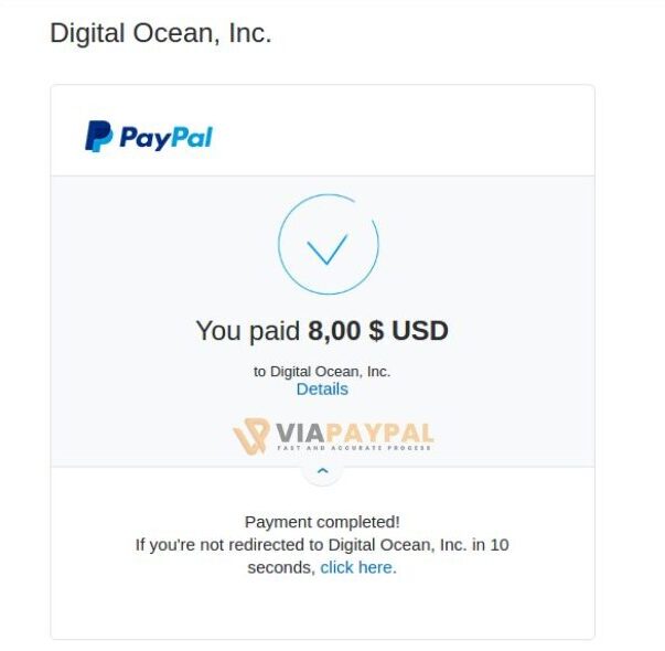 Pembayaran menggunakan paypal