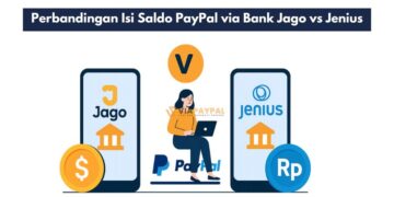 Perbandingan Isi Saldo PayPal via Bank Jago vs Jenius