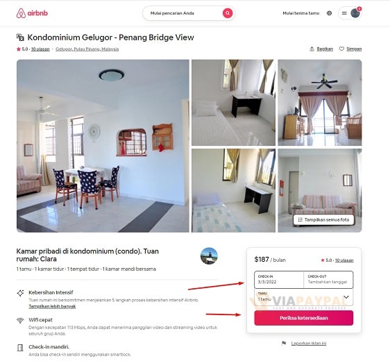 Pilih Hotel Tempat Menginap di Airbnb