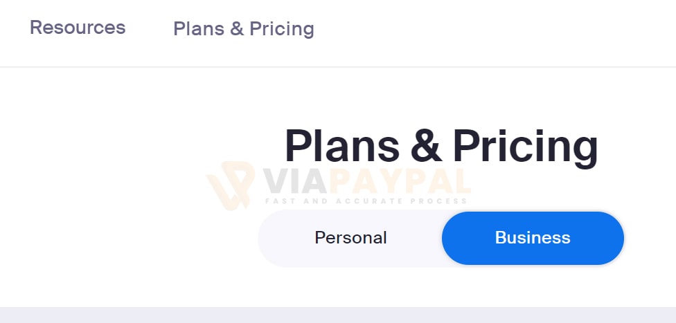 Pilih menu Plans & Pricing