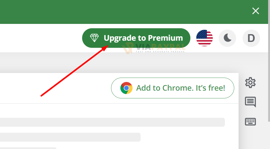 Klik Upgrade to Premium