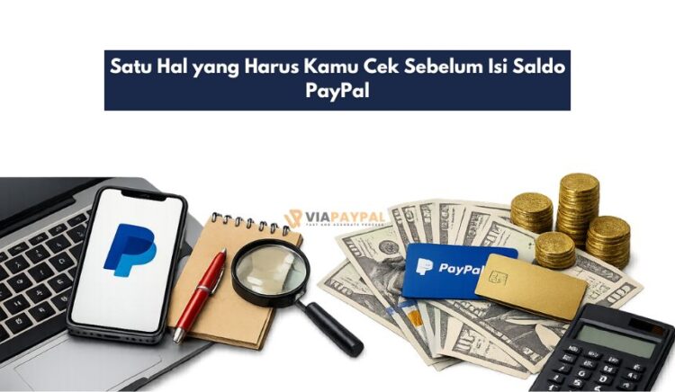 Satu Hal yang Harus Kamu Cek Sebelum Isi Saldo PayPal