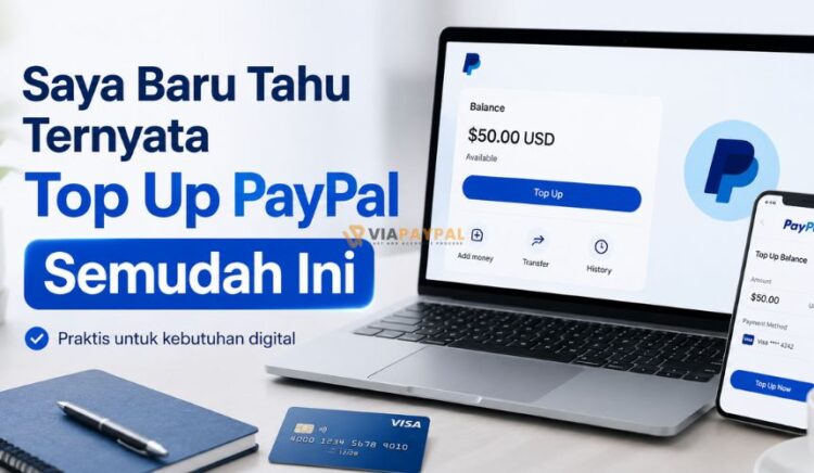 Saya Baru Tahu Ternyata Top Up PayPal Semudah Ini