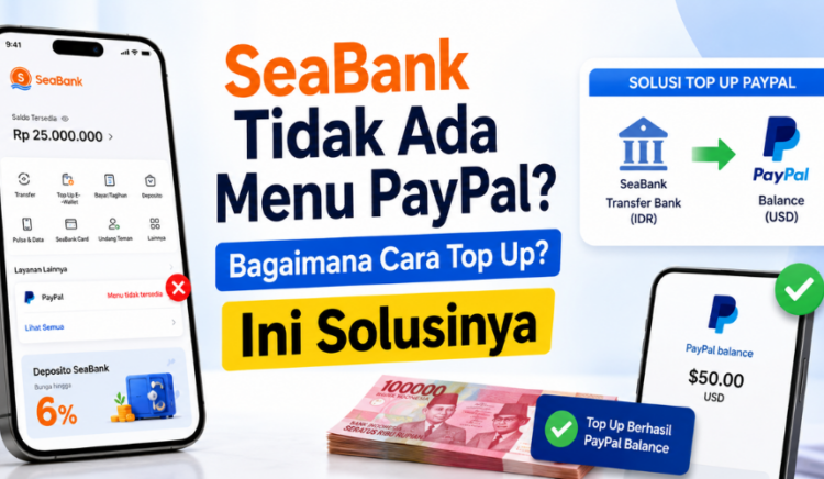 SeaBank Tidak Ada Menu PayPal