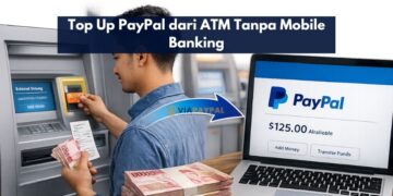 Top Up PayPal dari ATM Tanpa Mobile Banking