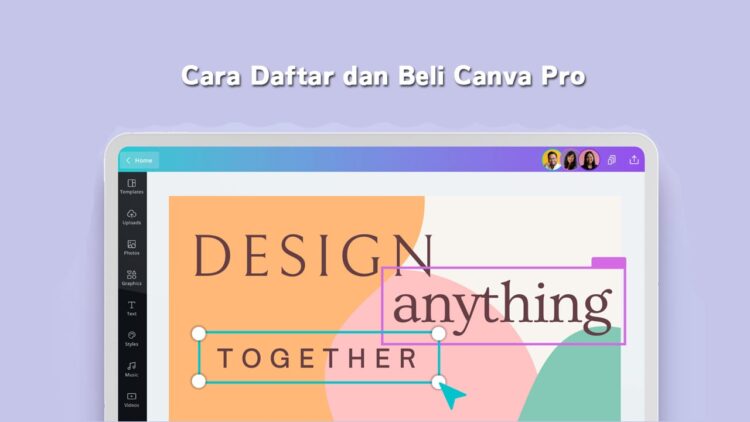 cara daftar dan beli langganan canva pro