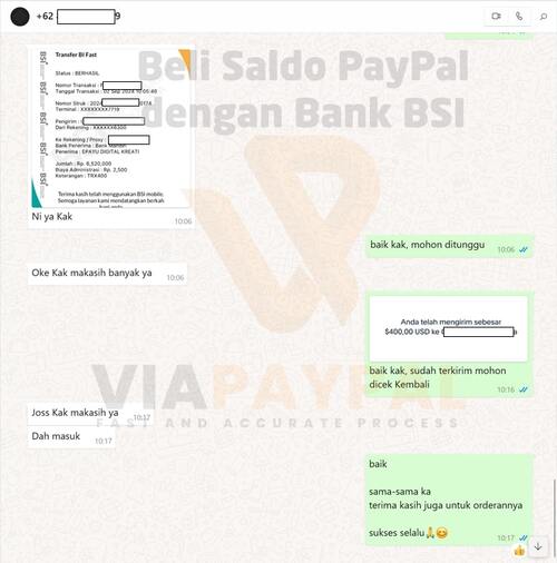 Cara Top Up PayPal dengan Bank BSI