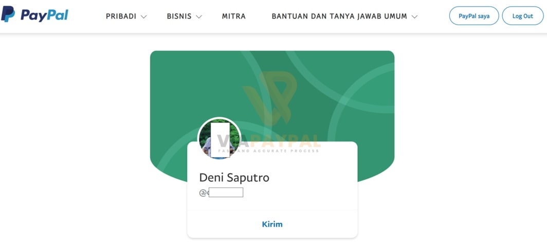 Menerima Uang dari Luar Negeri dengan PayPal Melalui Link PayPal.me